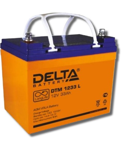 Delta DTM 1233 L. Аккумулятор герметичный свинцово-кислотный. Delta в Норильске