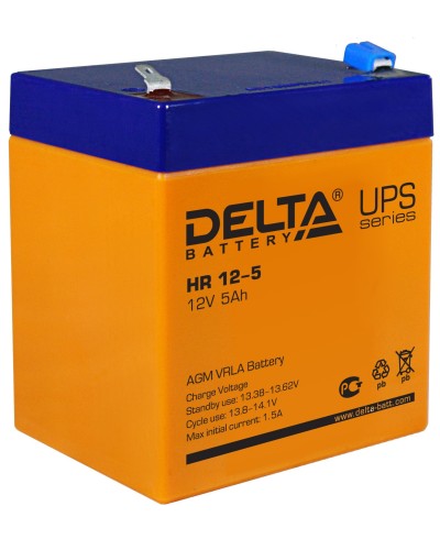 Delta HR 12-5. Аккумулятор герметичный свинцово-кислотный. Delta в Норильске