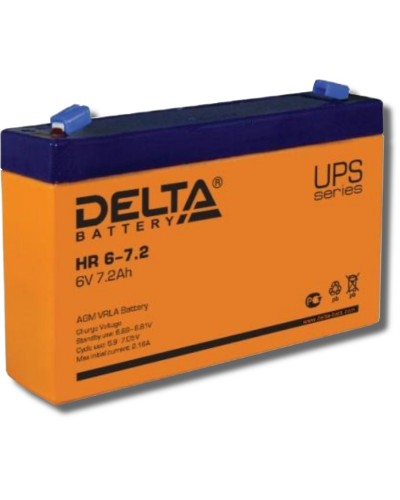 Delta HR 6-7.2. Аккумулятор герметичный свинцово-кислотный. Delta в Норильске