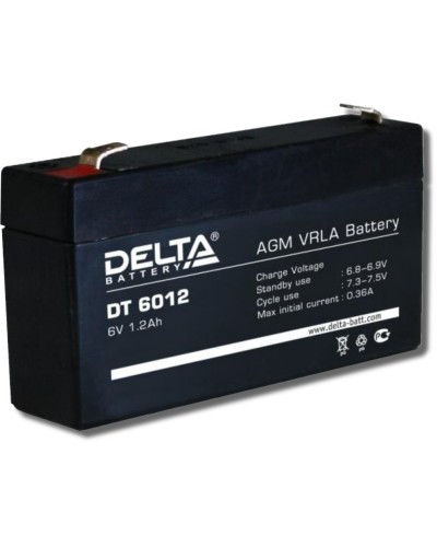 Delta DT 6012. Аккумулятор герметичный свинцово-кислотный. Delta в Норильске