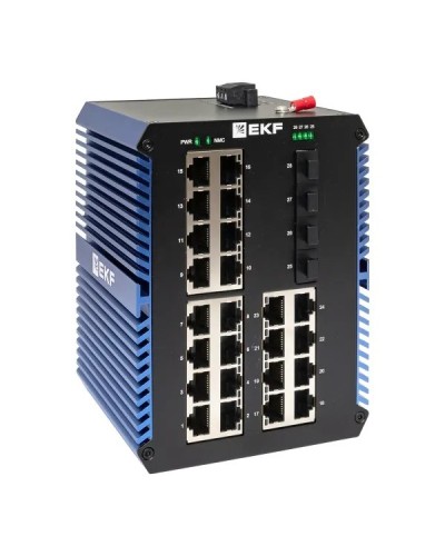 TSX-U-4GX/SFP-24GTP. Промышленный неуправляемый коммутатор. EKF в Норильске
