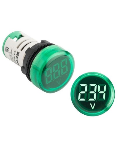 ED16-22VD (ed16-22vd-g). Индикатор значения напряжения зеленый. EKF в Норильске