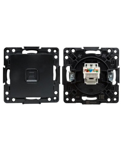 Стокгольм Механизм Розетки RJ-45 1-местной (EZK01-035-10). Механизм Розетки RJ-45 1-местной. EKF в Норильске