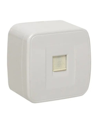 Минск Розетка RJ-45 1-местная ОП 1А (EGK01-035-10). Розетка RJ-45 1-местная ОП 1А. EKF в Норильске