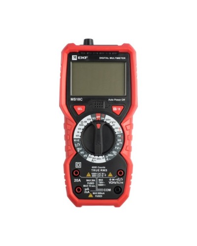 Мультиметр цифровой MS18C Expert (In-180701-pm18C). Мультиметр цифровой. EKF в Норильске