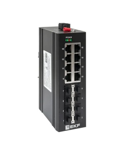 TSX-U-8GX/SFP-8GT. Промышленный неуправляемый коммутатор. EKF в Норильске