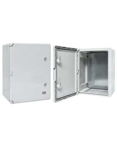 Бокс пластиковый с монтажной платой 500х400х180 IP65 PROxima (PB65MP006). Бокс пластиковый антивандальный. EKF в Норильске