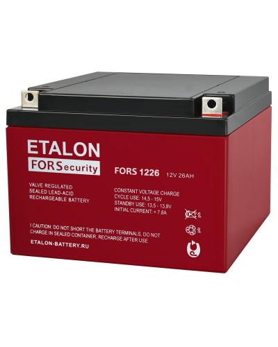 ETALON FORS 1226. Аккумулятор герметичный свинцово-кислотный. ETALON в Норильске