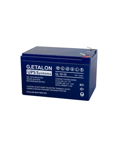 G.ETALON GL 12-12. Аккумулятор герметичный свинцово-кислотный. ETALON в Норильске
