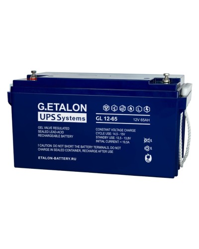 G.ETALON GL 12-65. Аккумулятор герметичный свинцово-кислотный. ETALON в Норильске