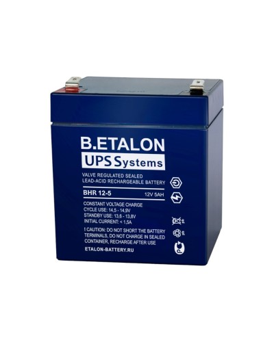 B.ETALON BHR 12-5. Аккумулятор герметичный свинцово-кислотный. ETALON в Норильске