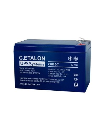 C.ETALON CHR 6-7. Аккумулятор герметичный свинцово-кислотный. ETALON в Норильске