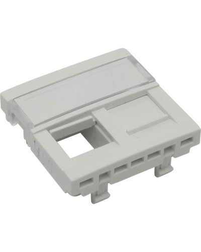 Вставка для 2-х модулей под RJ-45 кат.5e UTP, белая (45971 SBR): Вставка для 2-х модулей в Норильске