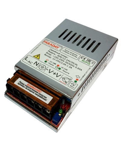 36W/12-24V/95AL. Импульсный блок питания. FARADAY в Норильске