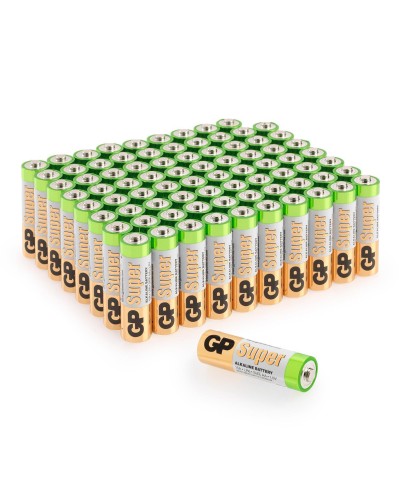 GP Super Alkaline 15A AA (GP 15A-2CRVS80), упак. 80 шт.. Алкалиновые батарейки. GP Batteries в Норильске