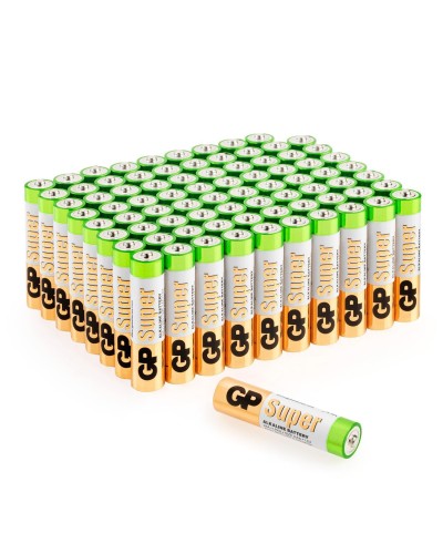 GP Super Alkaline 24A AAA (GP 24A-2CRVS80), упак. 80 шт.. Алкалиновые батарейки. GP Batteries в Норильске