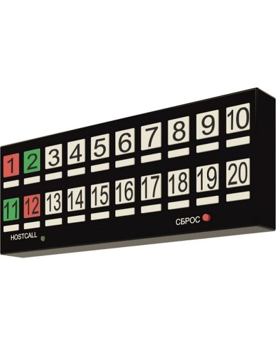 MP-730W2. Табло отображения. Hostcall в Норильске