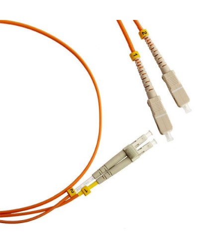 FC-D2-50-LC/PR-SC/PR-H-2M-LSZH-OR. Патч-корд волоконно-оптический LC-SC. Hyperline в Норильске