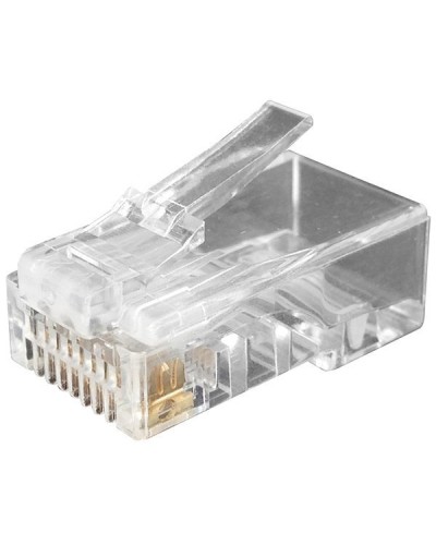 PLUG-8P8C-U-C6-100 (100 шт). Разъем RJ-45. Hyperline в Норильске