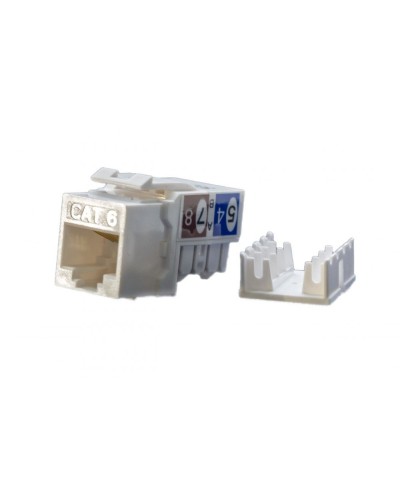 KJ9-8P8C-C6-90-WH. Вставка Keystone Jack RJ-45. Hyperline в Норильске