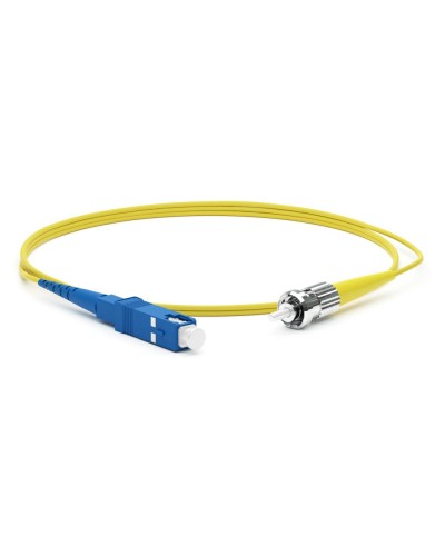 FC-S2-9-SC/UR-ST/UR-H-1M-LSZH-YL. Патч-корд волоконно-оптический одномодовый. Hyperline в Норильске