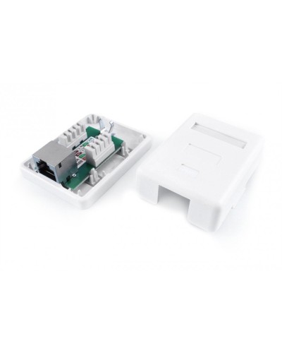 SB1-1-8P8C-C6-SH-WH. Розетка RJ-45. Hyperline в Норильске
