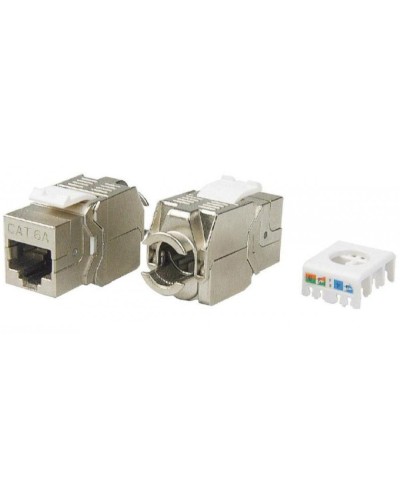 KJ8-8P8C-C6A-180-TLS-SH-F-WH. Вставка Keystone Jack RJ-45. Hyperline в Норильске