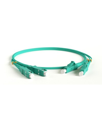 FC-D2-503-LC/PR-SC/PR-H-10M-LSZH-AQ. Патч-корд волоконно-оптический многомодовый. Hyperline в Норильске