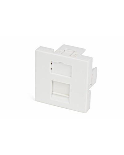 SIP2-1K-M45-45. Вставка 45х45 для 1 модуля формата Keystone Jack, со шторкой. Hyperline в Норильске
