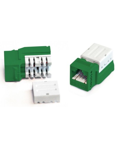 KJNE-8P8C-C5e-90-GN. Вставка Keystone Jack RJ-45. Hyperline в Норильске