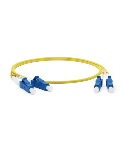 FC-D2-9-LC/UR-LC/UR-H-5M-LSZH-YL. Патч-корд волоконно-оптический одномодовый. Hyperline в Норильске