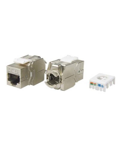 KJ8-8P8C-C5e-180-TLS-SH-F-WH. Вставка Keystone Jack RJ-45. Hyperline в Норильске
