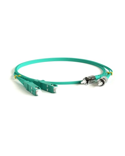 FC-D2-503-SC/PR-ST/PR-H-3M-LSZH-AQ. Патч-корд волоконно-оптический многомодовый. Hyperline в Норильске