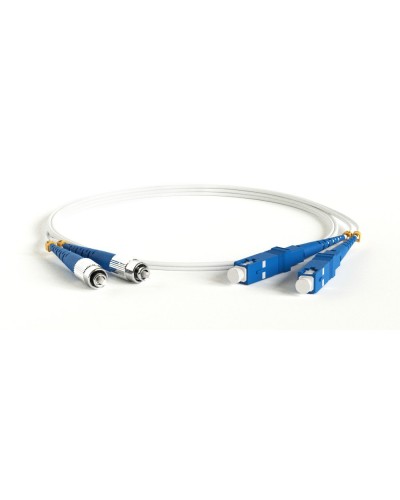 FC-D2-9A1-FC/UR-SC/UR-H-1M-LSZH-WH. Патч-корд волоконно-оптический SC-FC. Hyperline в Норильске