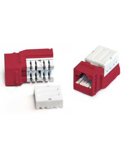 KJNE-8P8C-C5e-90-RD. Вставка Keystone Jack RJ-45. Hyperline в Норильске
