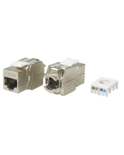 KJ8-8P8C-C6-180-TLS-SH-F-WH. Вставка Keystone Jack RJ-45. Hyperline в Норильске