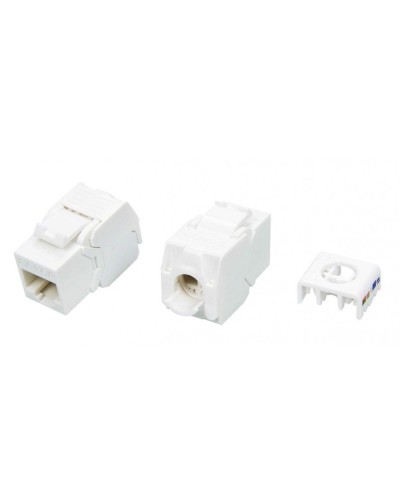 KJ8-8P8C-C6A-180-TLS-WH. Вставка Keystone Jack RJ-45. Hyperline в Норильске