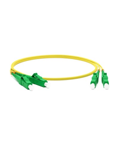 FC-D2-9-LC/AR-LC/AR-H-2M-LSZH-YL. Патч-корд волоконно-оптический одномодовый. Hyperline в Норильске