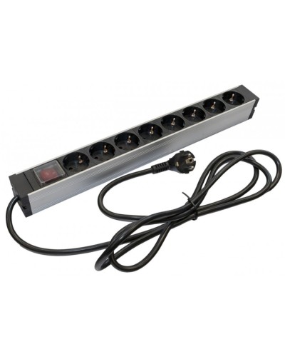 SHZ19-8SH-S-2.5EU. Блок розеток 19. Hyperline в Норильске