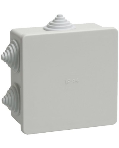 Коробка распаячная КМ41235 85х85х40 открытой проводки IP44 6 гермовводов серая (UKO11-085-085-040-K41-44). Коробка распаячная безгалогенная (HF). IEK в Норильске