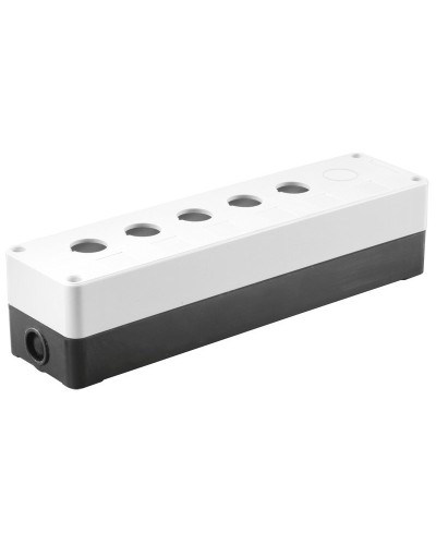 Корпус КП105(6) для кнопок 5(6) мест белый (BKP10-6-K01). Корпус для кнопочных постов. IEK в Норильске