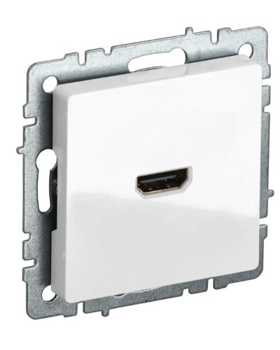 Розетка HDMI РHDMI-0-БрБ белая BRITE (BR-H10-K01). Розетка HDMI. IEK в Норильске