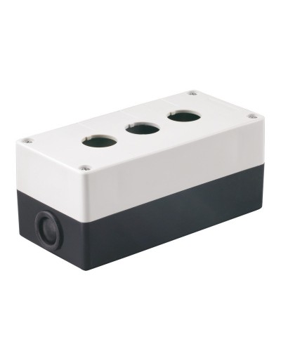 Корпус КП103 для кнопок 3 места белый (BKP10-3-K01). Корпус для кнопочных постов. IEK в Норильске