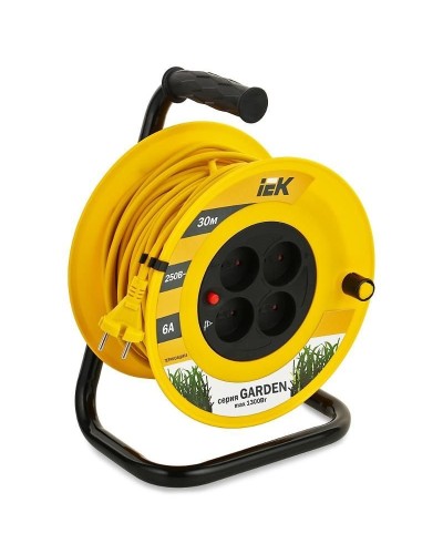 УК30 4 места, 30м (WKP23-06-04-30). Удлинитель на катушке Garden. IEK в Норильске