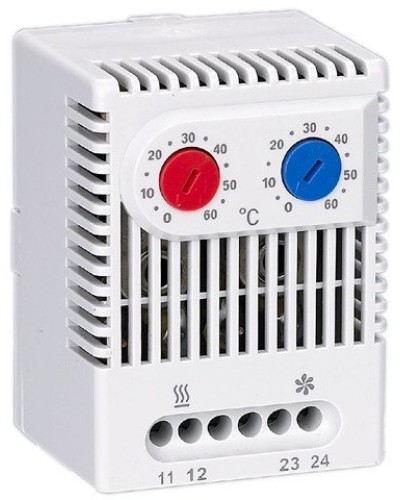 Термостат двухканальный от 0 до +60°C NO+NC (YCE-DTNO-NC-60). Термостат двухканальный. IEK в Норильске
