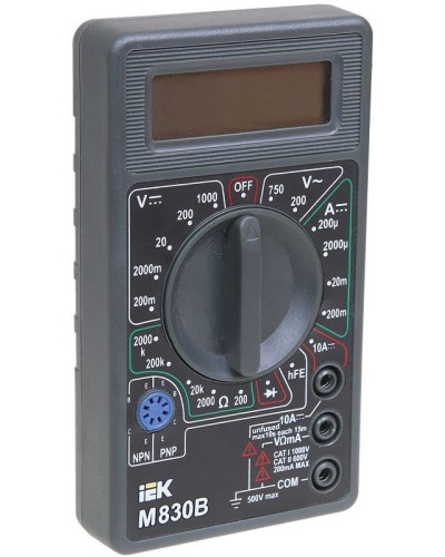 Мультиметр цифровой Universal M830B (TMD-2B-830). Мультиметр цифровой. IEK в Норильске