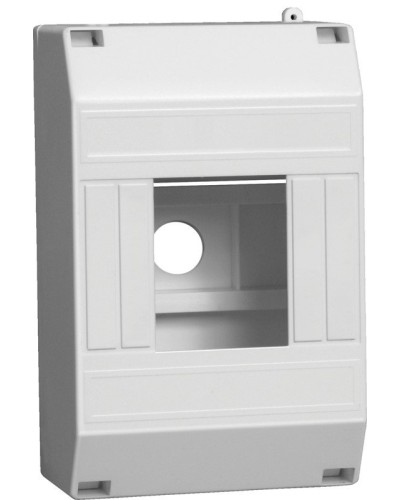 Корпус пластиковый КМПн 1/4 IP20 белый (MKP31-N-04-30-135). Щиток модульный без дверцы, настенный. IEK в Норильске