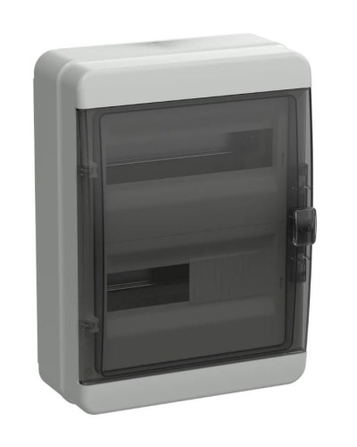 Корпус пластиковый КМПн-24 IP65 TEKFOR (TF5-KP72-N-24-65-K03-K02). Корпус модульный пластиковый черная прозрачная дверь. IEK в Норильске
