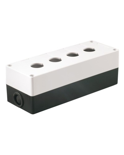 Корпус КП104 для кнопок 4 места белый (BKP10-4-K01). Корпус для кнопочных постов. IEK в Норильске