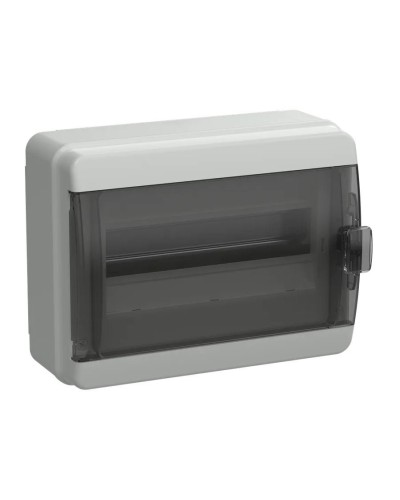 Корпус пластиковый КМПн-12 IP65 TEKFOR (TF5-KP72-N-12-65-K03-K02). Корпус модульный пластиковый черная прозрачная дверь. IEK в Норильске